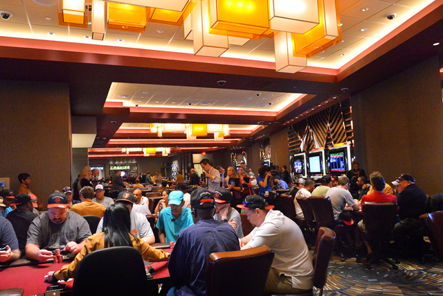 Poker pros enjoy high stakes poker room at Md. Live