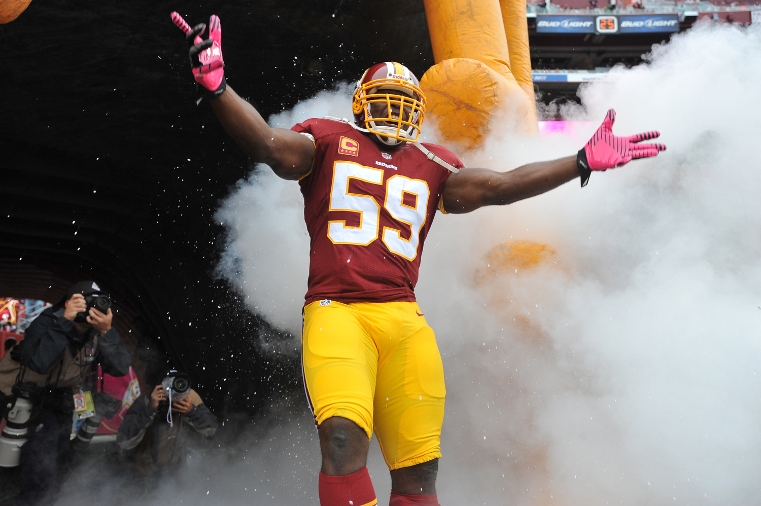 Redskins London Fletcher says this most likely will be his last season