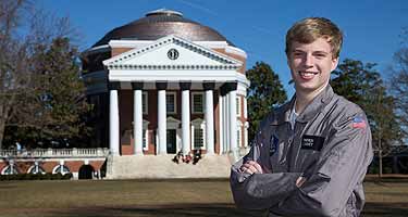 UVA student wins a free trip to space