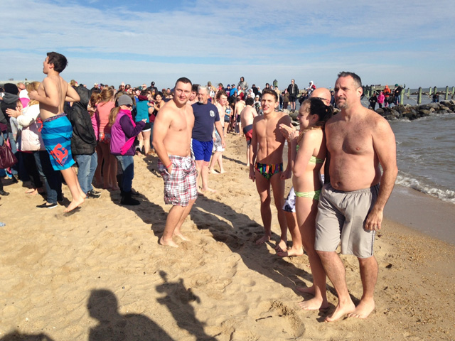 Freezing in 2014: Md. town’s Polar Bear Plunge
