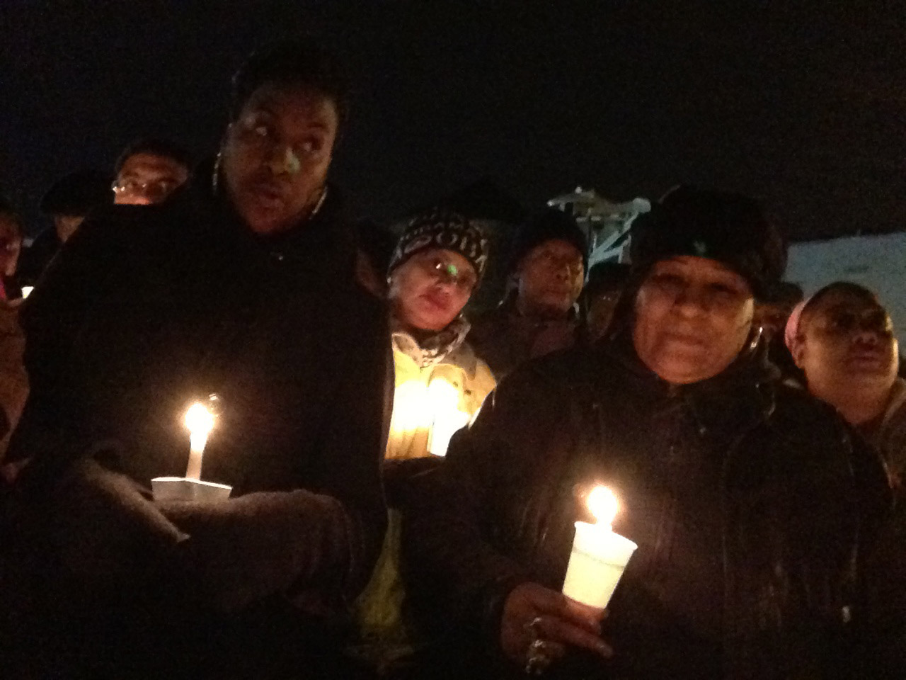 Vigil held for man who died near fire station