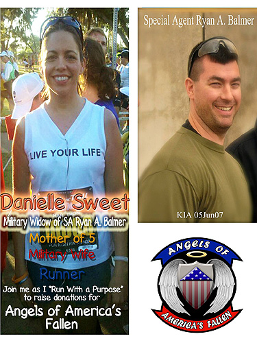 Iraq war widow raises money running in husband’s memory