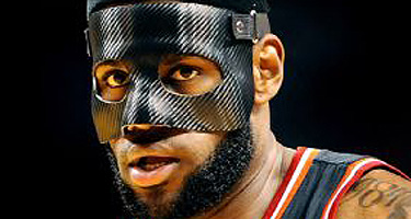 NBA tells James to change mask; he appeals