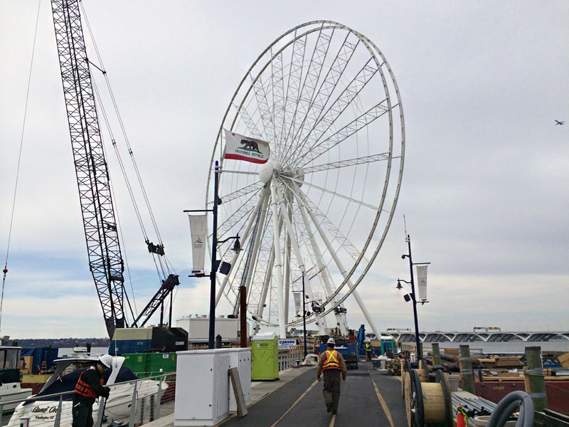 Capital Wheel on schedule for May opening