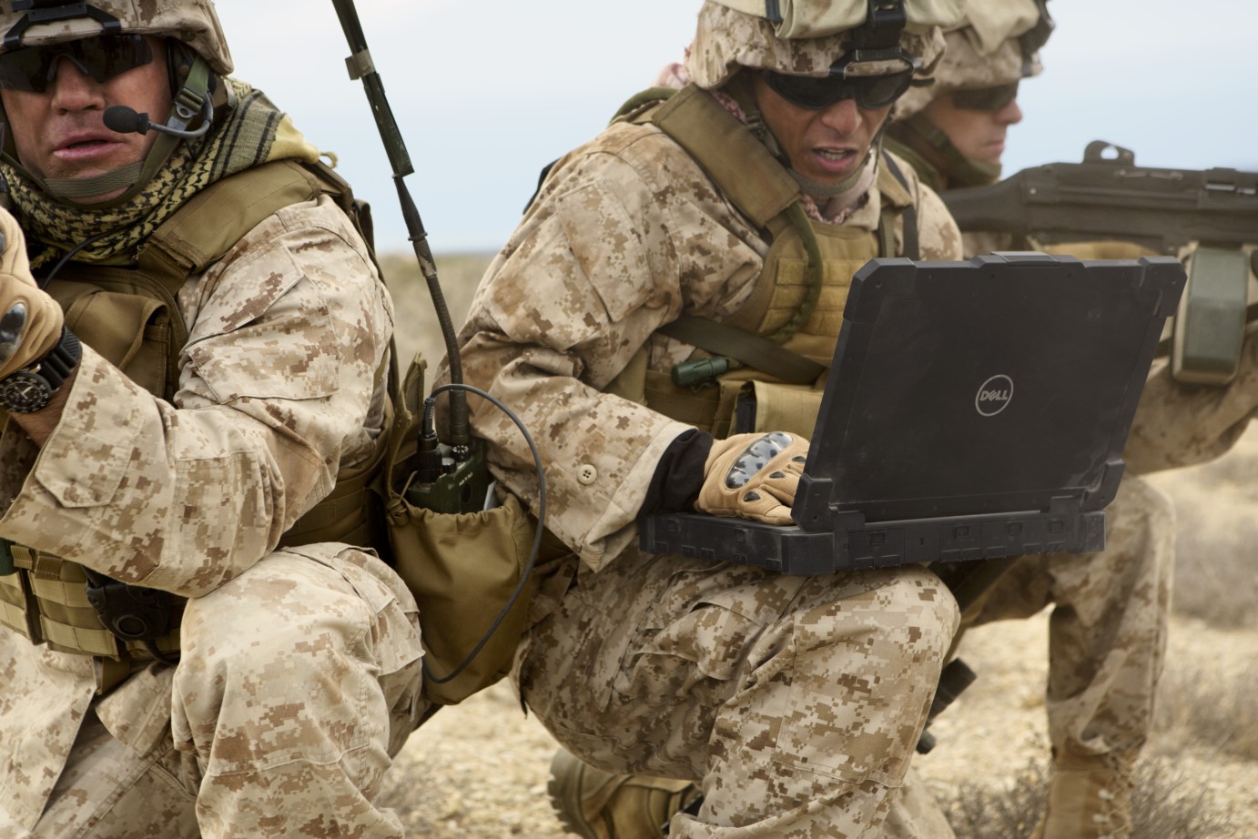 Work laptops: When bullets, fire, explosive gases are part of the job