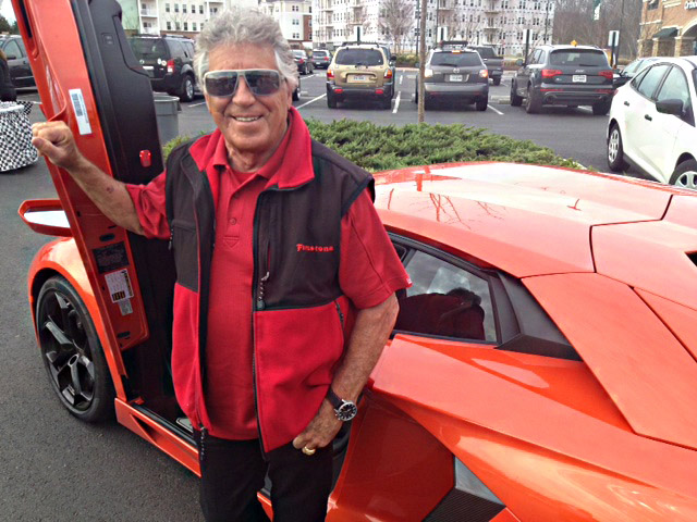 Legendary driver talks Lamborghinis and potholes