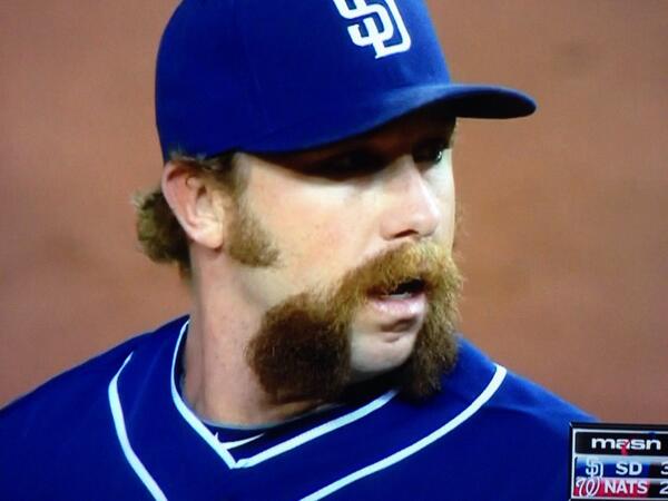 Is Padres pitcher’s facial hair Werthy?