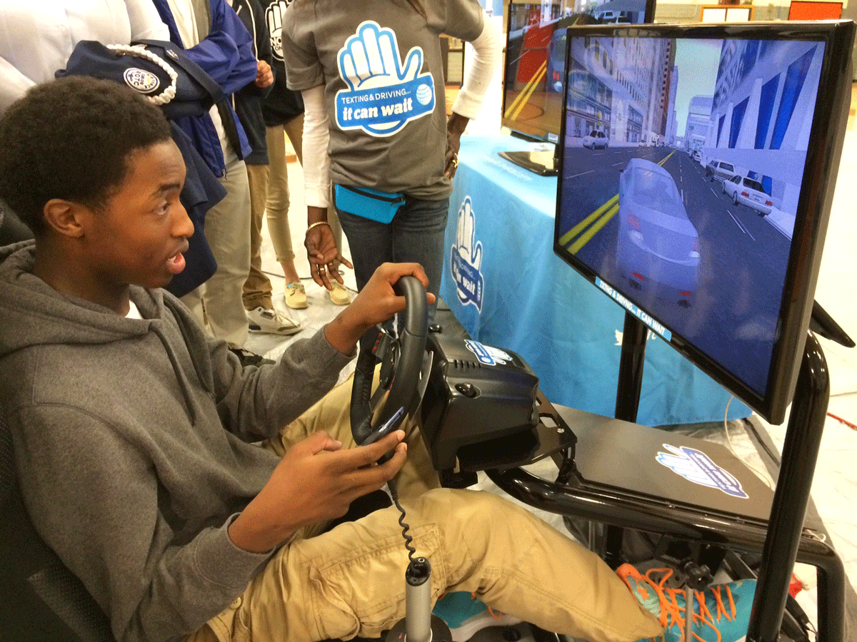 Local students get graphic lesson in texting and driving