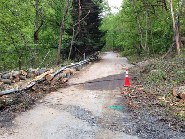 Prince George’s County homes evacuated due to road failure