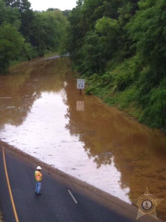 High waters converge for traffic headaches