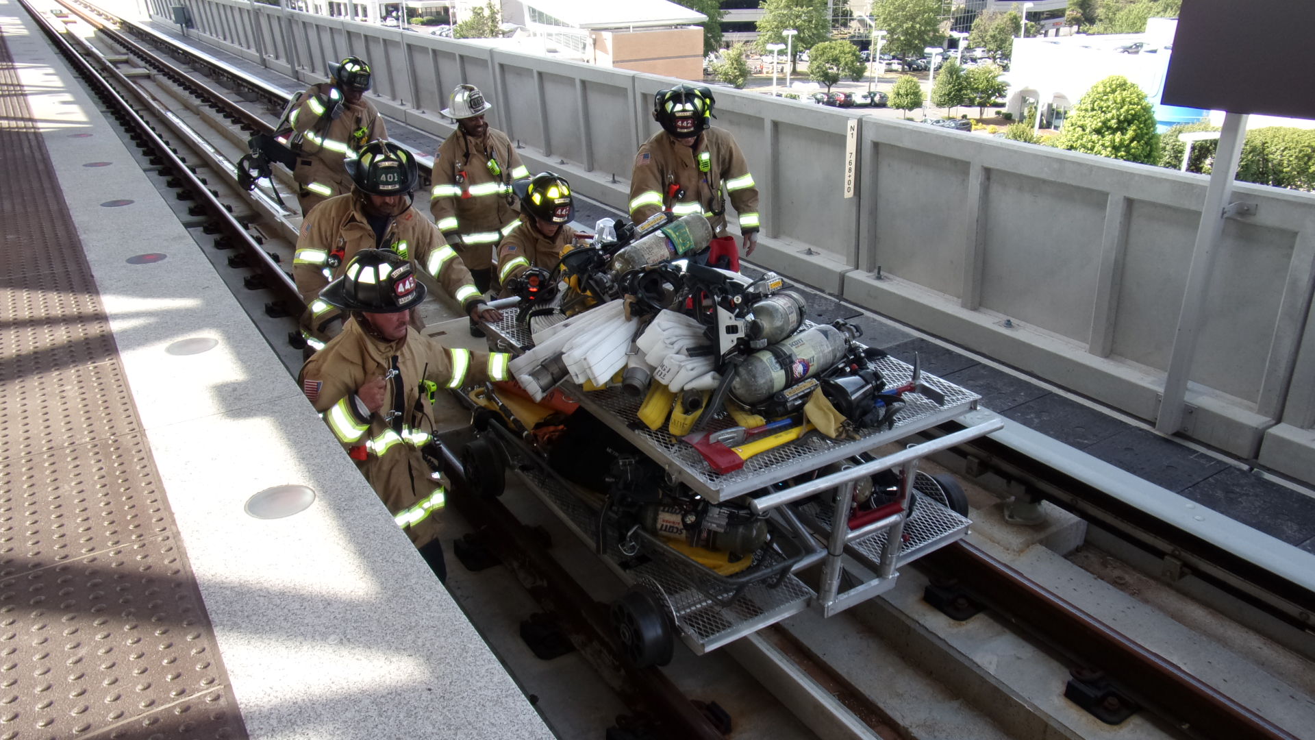 Safety drill conducted ahead of Silver Line opening