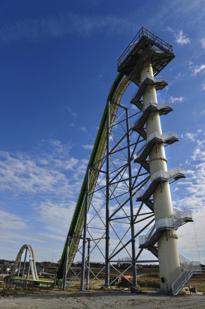 Opening of world’s tallest water slide delayed