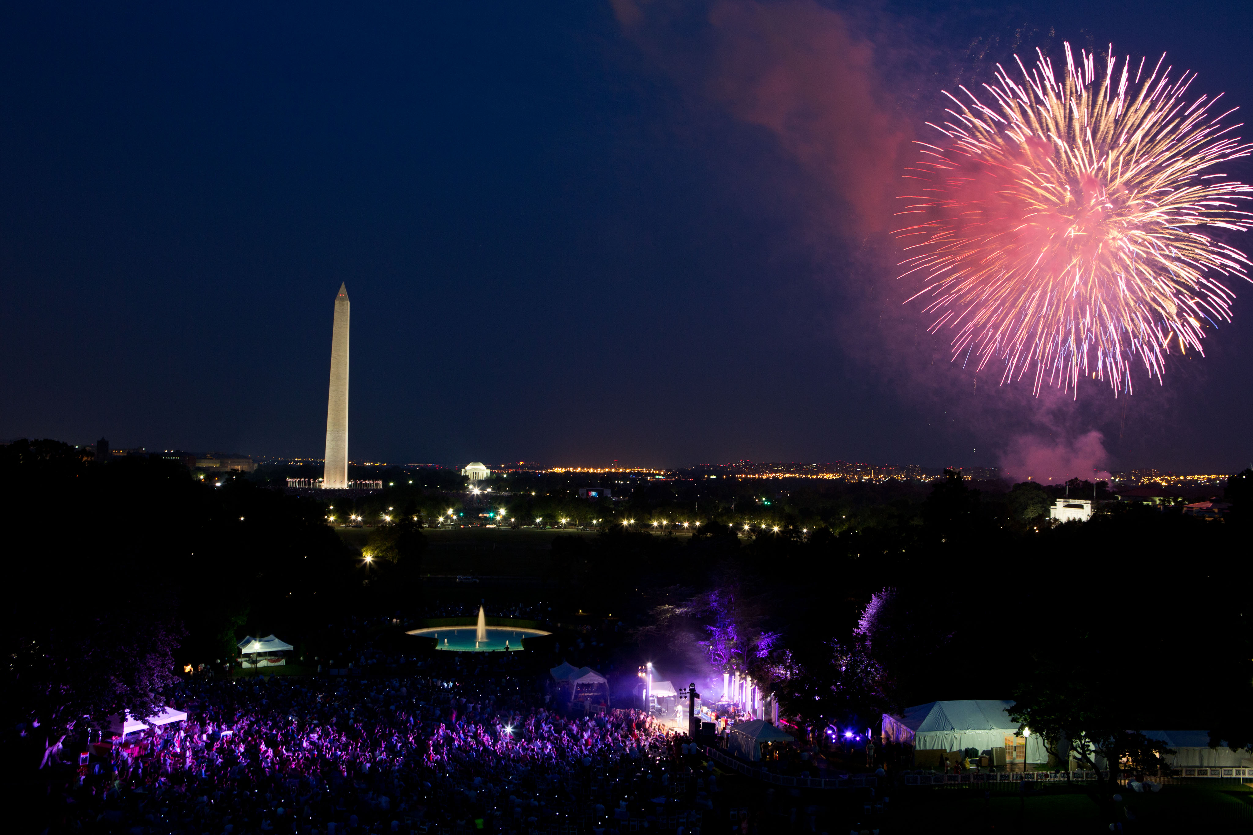 Friday’s Mall fireworks are up in the air — figuratively