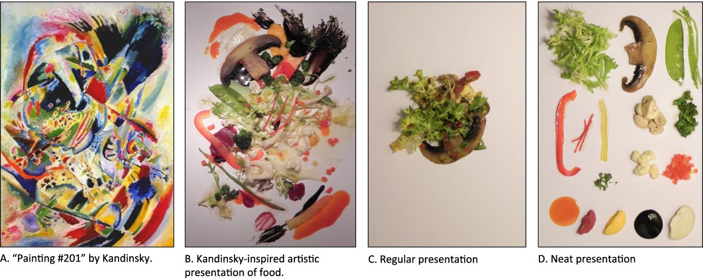 Great food presentation means great taste