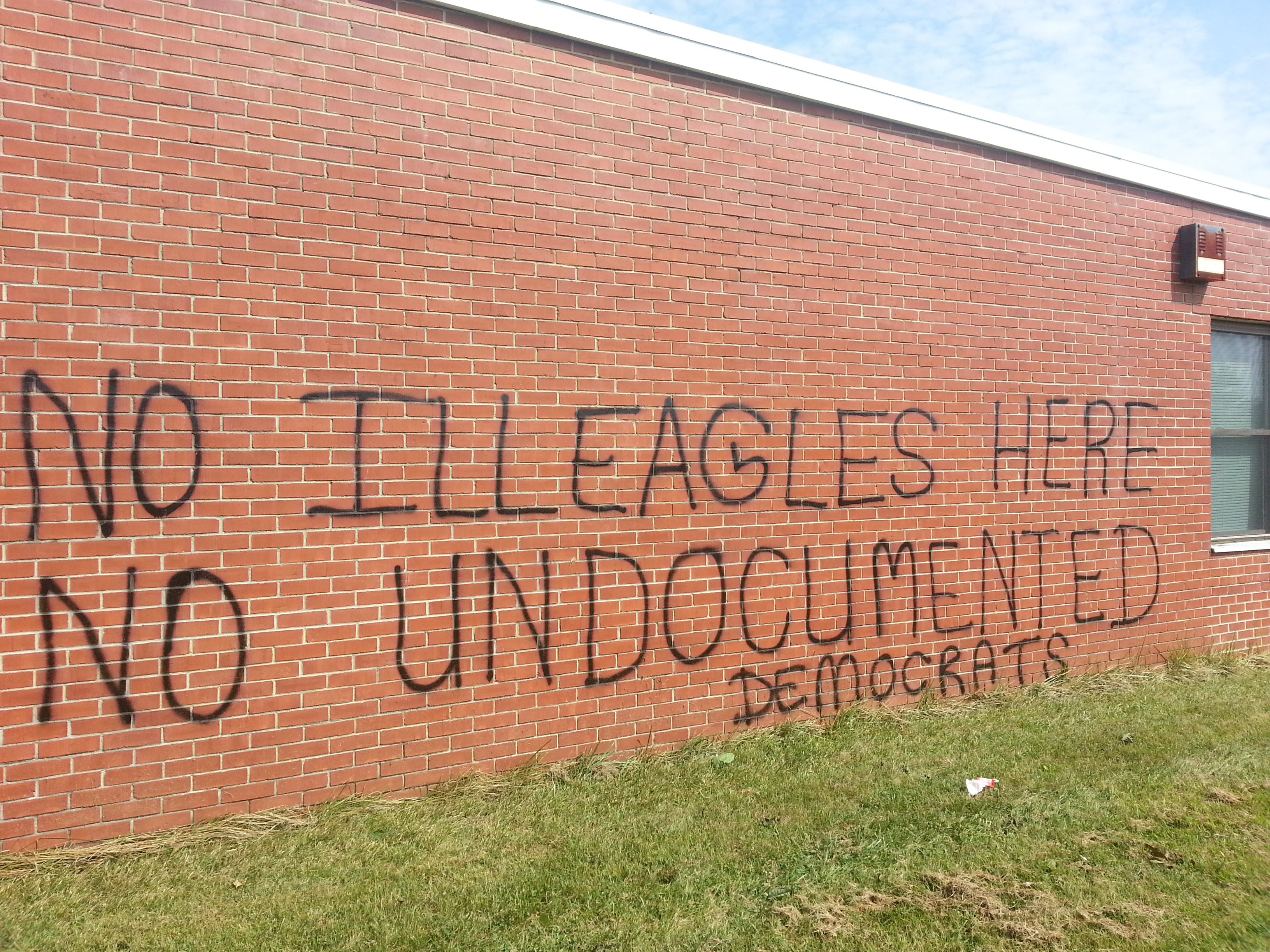 Maryland State Police investigate graffiti