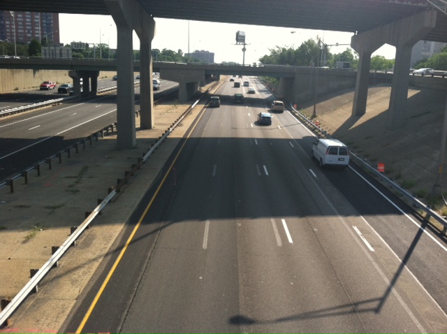 Road striping causes problems on I-395