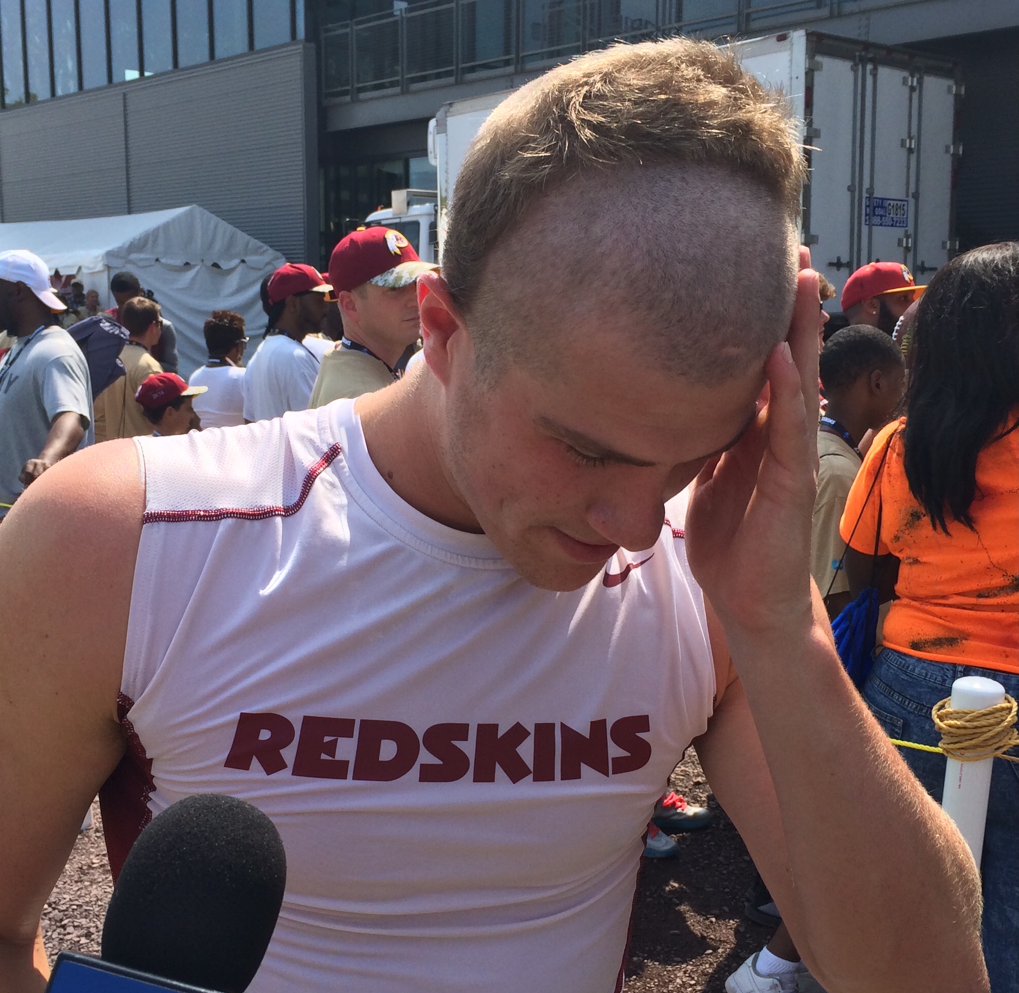 No rookie skit leads to haircut at Redskins Camp
