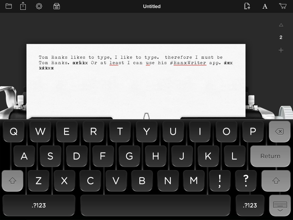 Tom Hanks’ typewriter app brings back ‘Click-Clack-Ding’