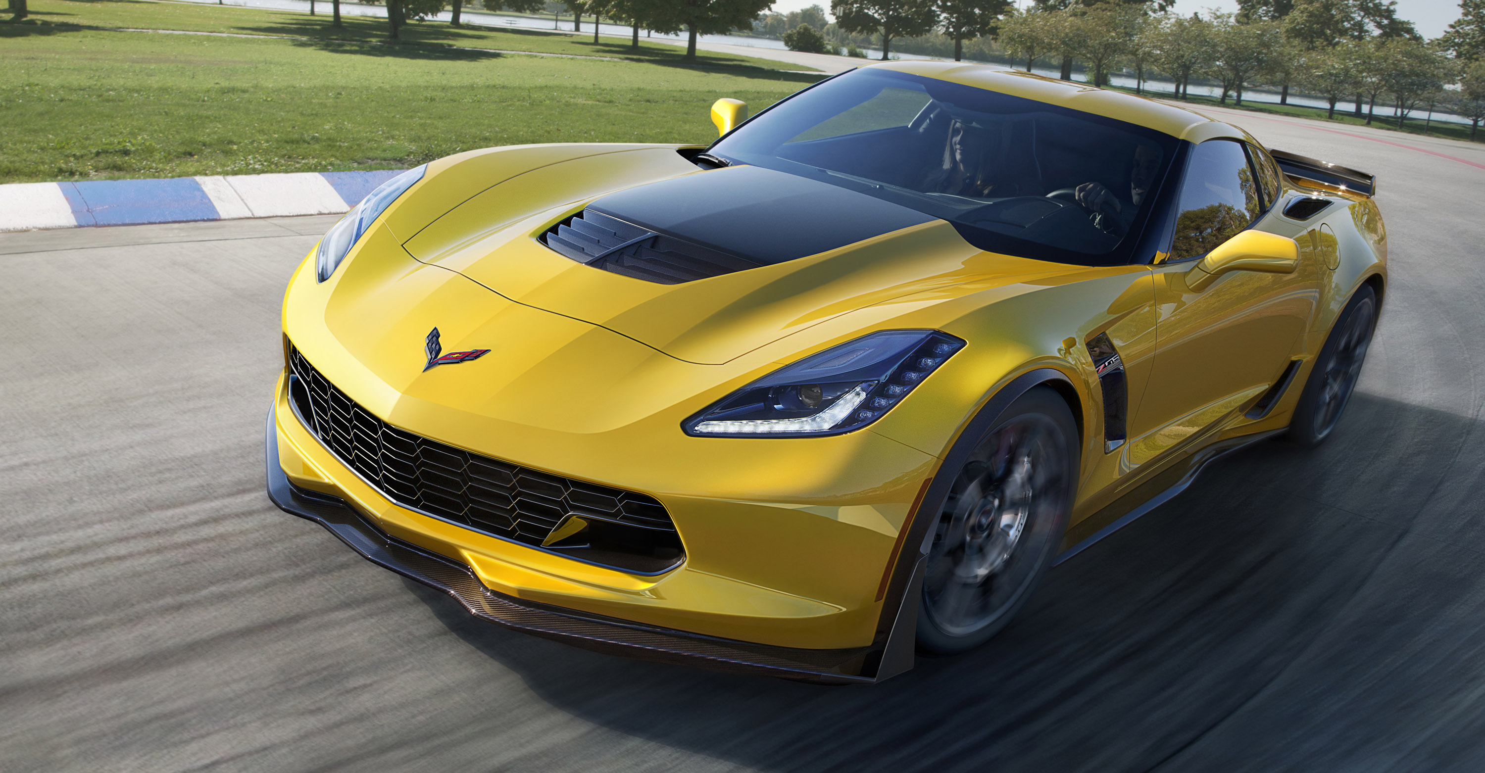 Supercharged Corvette can go 0-60 in 2.95 seconds