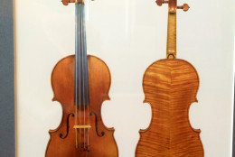 The body of the violin and the varnish, all original, are critical to the instrument\'s tone. (Courtesy Marc Apter)