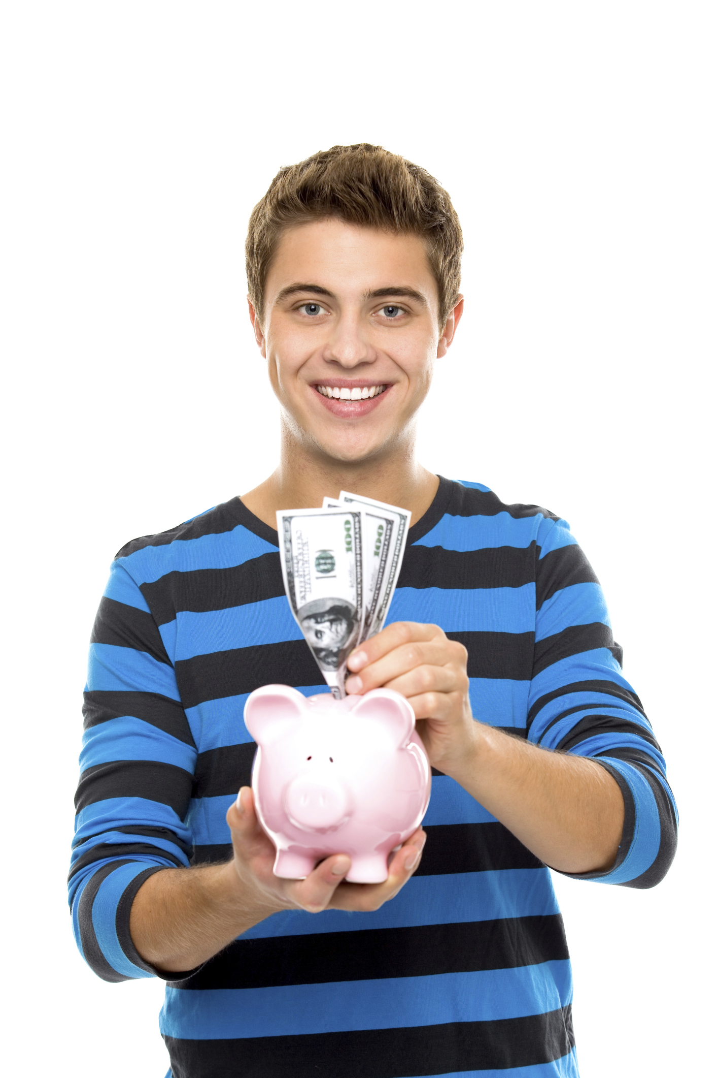 Teens demonstrating savings knowledge can win money