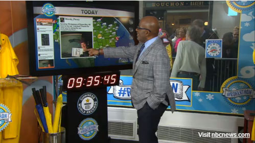 TODAY’s Al Roker attempts to set world record for weather broadcast