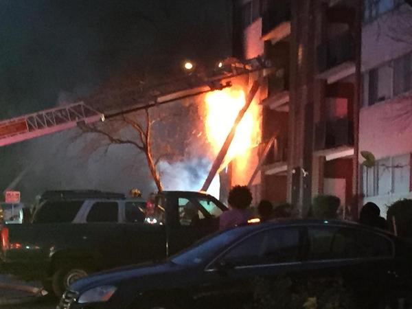 Fire displaces residents in Prince George’s apartment building