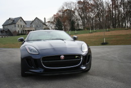 Jaguar turned the coupe into a stunning-looking car. (WTOP/Mike Parris)