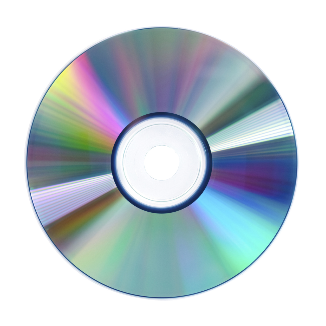 CD disc isolated