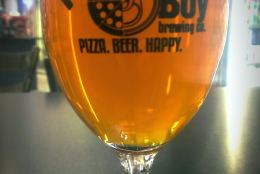 West Shore IPA from Pizza Boy Brewing Company.  West Shore IPA exhibits a great balance between pine and herbaceous hop aromatics/flavors, making the beer highly reminiscent of “West coast” IPAs. (Courtesy Rob Fink) 