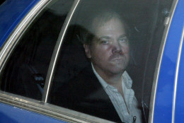 FILE - In this Nov. 19, 2003 file photo, John Hinckley Jr. arrives at the U.S. District Court House in Washington. Hinckley, who shot President Ronald Reagan in 1981, has behaved well over the past year when he's been freed from a Washington mental hospital to visit his mother in Virginia, according to U.S. Secret Service reports. Hinckley, 57, has been allowed to go to mother's home since 2006, and the length of his visits has increased over time. (AP Photo/Evan Vucci, File)