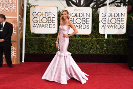 Giuliana Rancic arrives at the 72nd annual Golden Globe Awards at the Beverly Hilton Hotel on Sunday, Jan. 11, 2015, in Beverly Hills, Calif. (Photo by Jordan Strauss/Invision/AP)