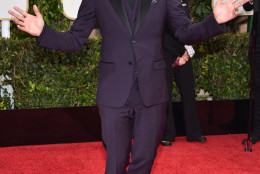 Adrian Grenier arrives at the 72nd annual Golden Globe Awards at the Beverly Hilton Hotel on Sunday, Jan. 11, 2015, in Beverly Hills, Calif. (Photo by John Shearer/Invision/AP)