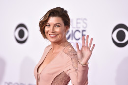 Ellen Pompeo arrives at the People's Choice Awards at the Nokia Theatre on Wednesday, Jan. 7, 2015, in Los Angeles. (Photo by John Shearer/Invision/AP)
