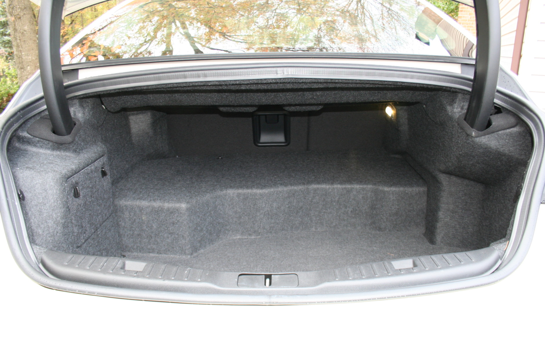 There is plenty of storage room in the trunk of the Lincoln MKZ. (WTOP/Mike Parris)
