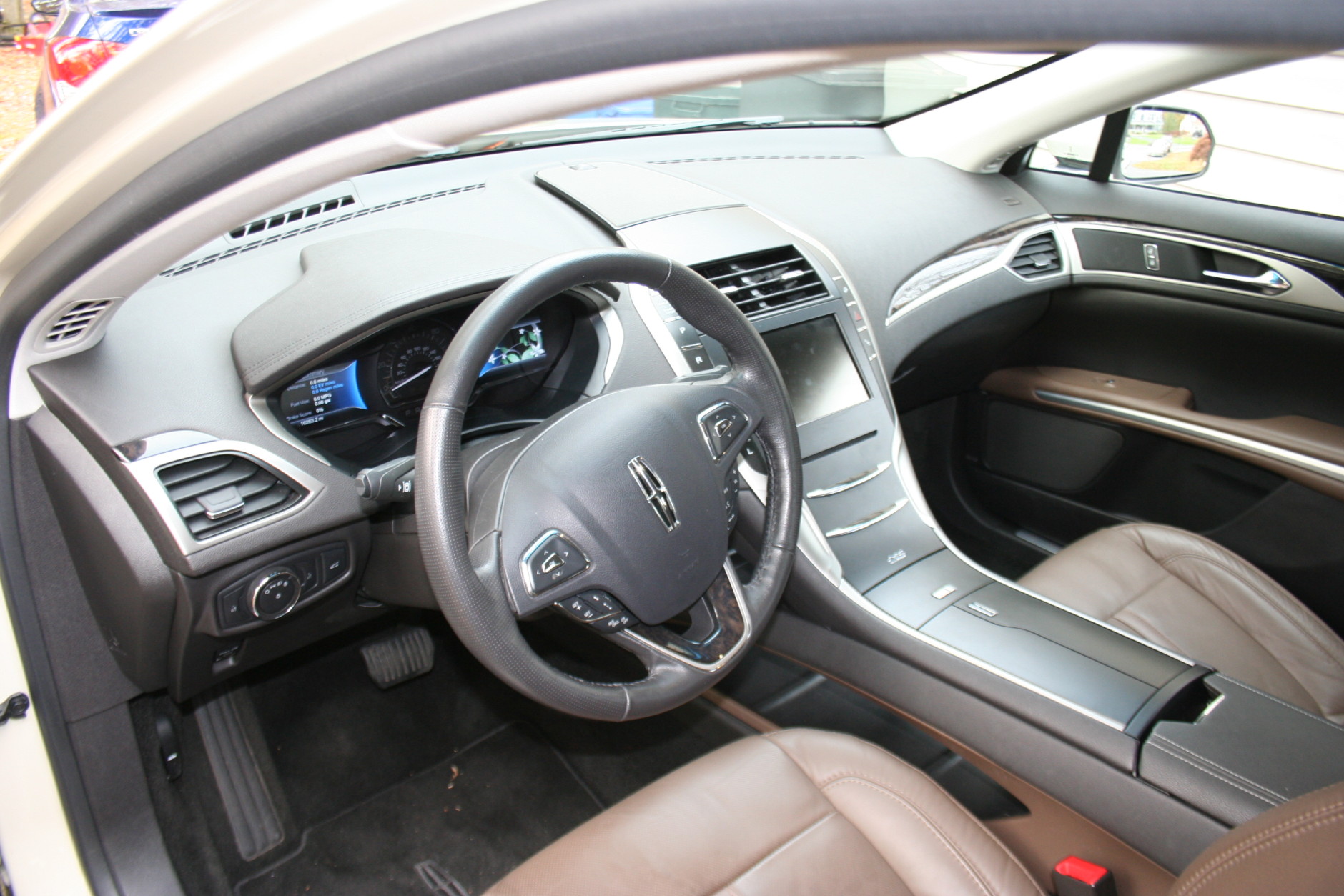 The trim and dash are made of nicer materials than before, but not as nice as some of the competition. (WTOP/Mike Parris)