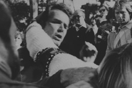 The event has had its share of drama, like this tussle between James Garner and a fan in 1981. (AP Photo/C. Peterson)