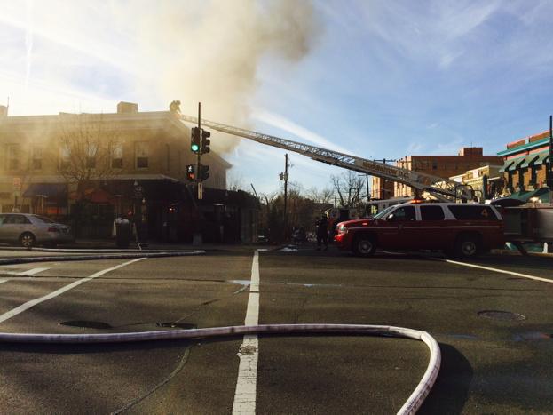 D.C. restaurant damaged in 2-alarm fire