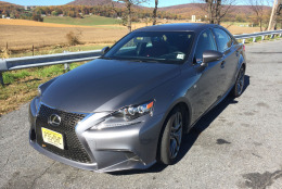 The Lexus IS350 gets back to the original sporty formula introduced in the IS sedan in 2001. (WTOP/Mike Parris)