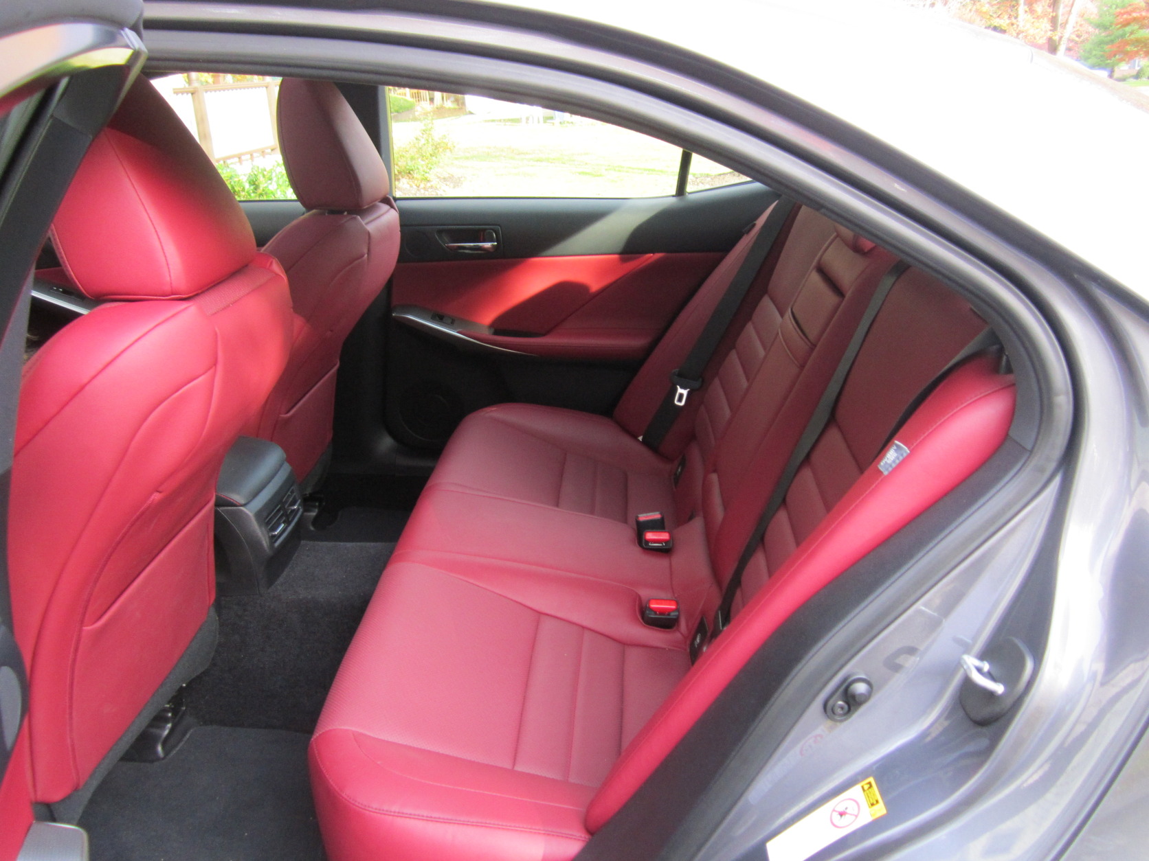 The rear seats are a little roomier than before, but still a bit tight for tall people. (WTOP/Mike Parris)