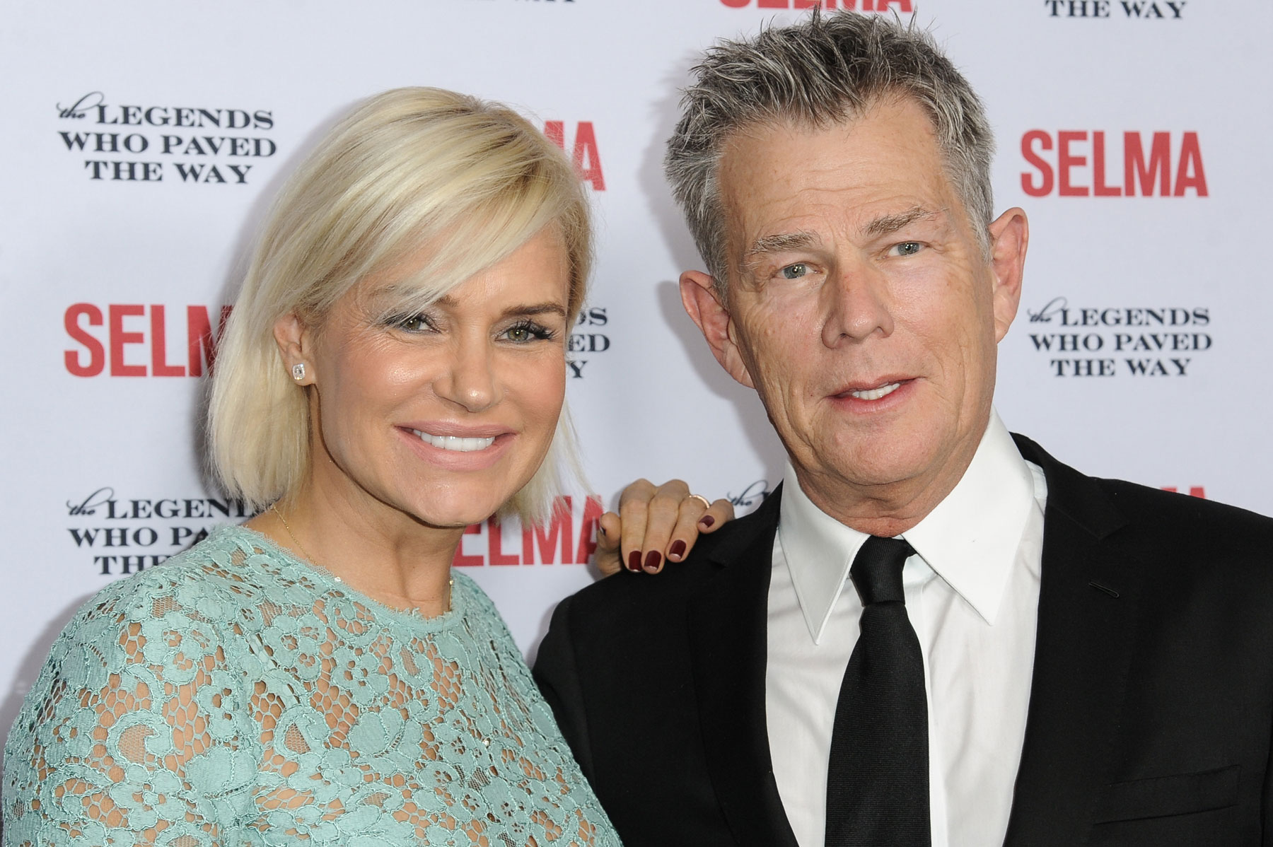 Yolanda Foster, shown with husband David Foster, says that her fight with Lyme Disease has left her unable to read, write or even watch TV. (Photo by Richard Shotwell/Invision/AP)