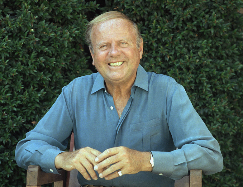 Dick Van Patten shown Oct. 13, 1987 will be in the television reunion of ?Eight Is Enough: Reunion?. The family will come together to celebrate Patten?s character, Tom Bradford?s 50th birthday, in a two-hour NBC movie. (AP Photo/Mark Terrill)