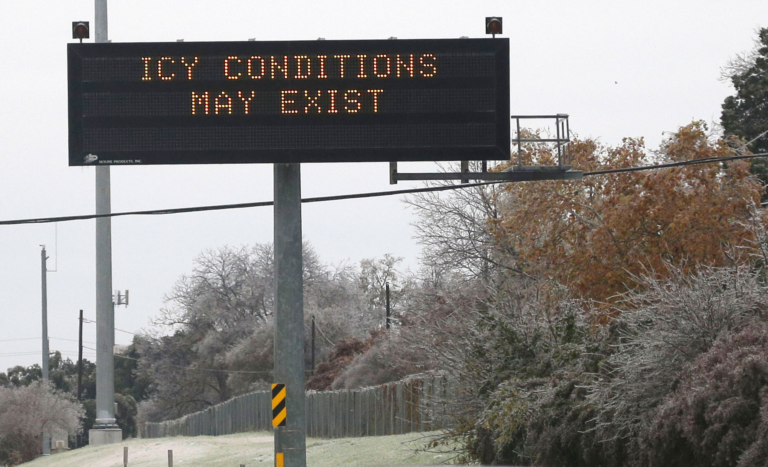 Icy roads wreak havoc on Maryland roads Sunday