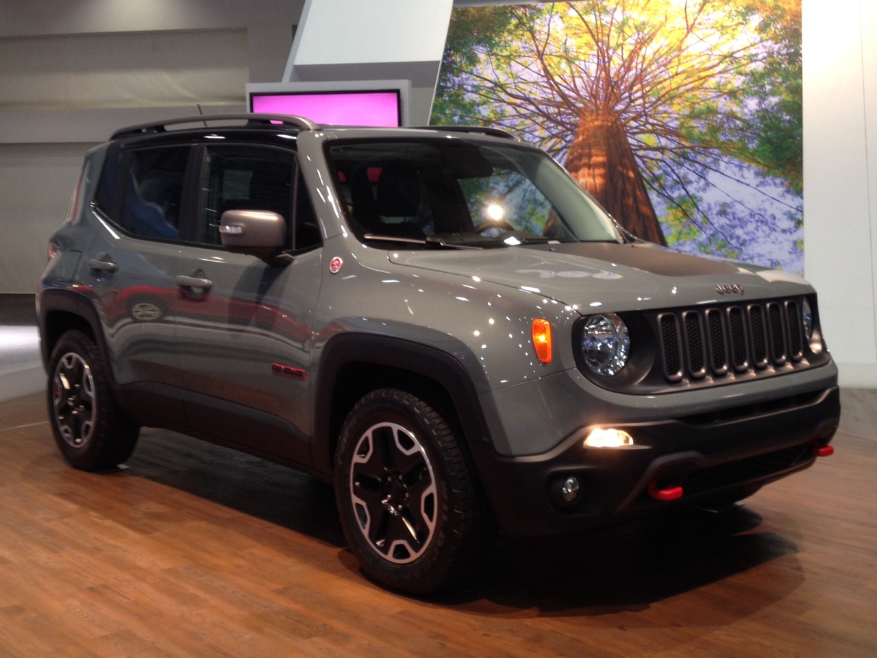 This adorable mini-Jeep is part of the fast-growing small SUV segment. (WTOP/John Aaron)