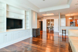 The top floor apartment in Turnberry Tower has  more than 2,000 square feet of space. (MRIS Homes)
