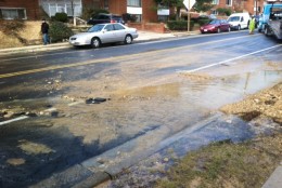 On Jan. 25, a 20-inch water main break was reported in Arlington, Va. (WTOP)