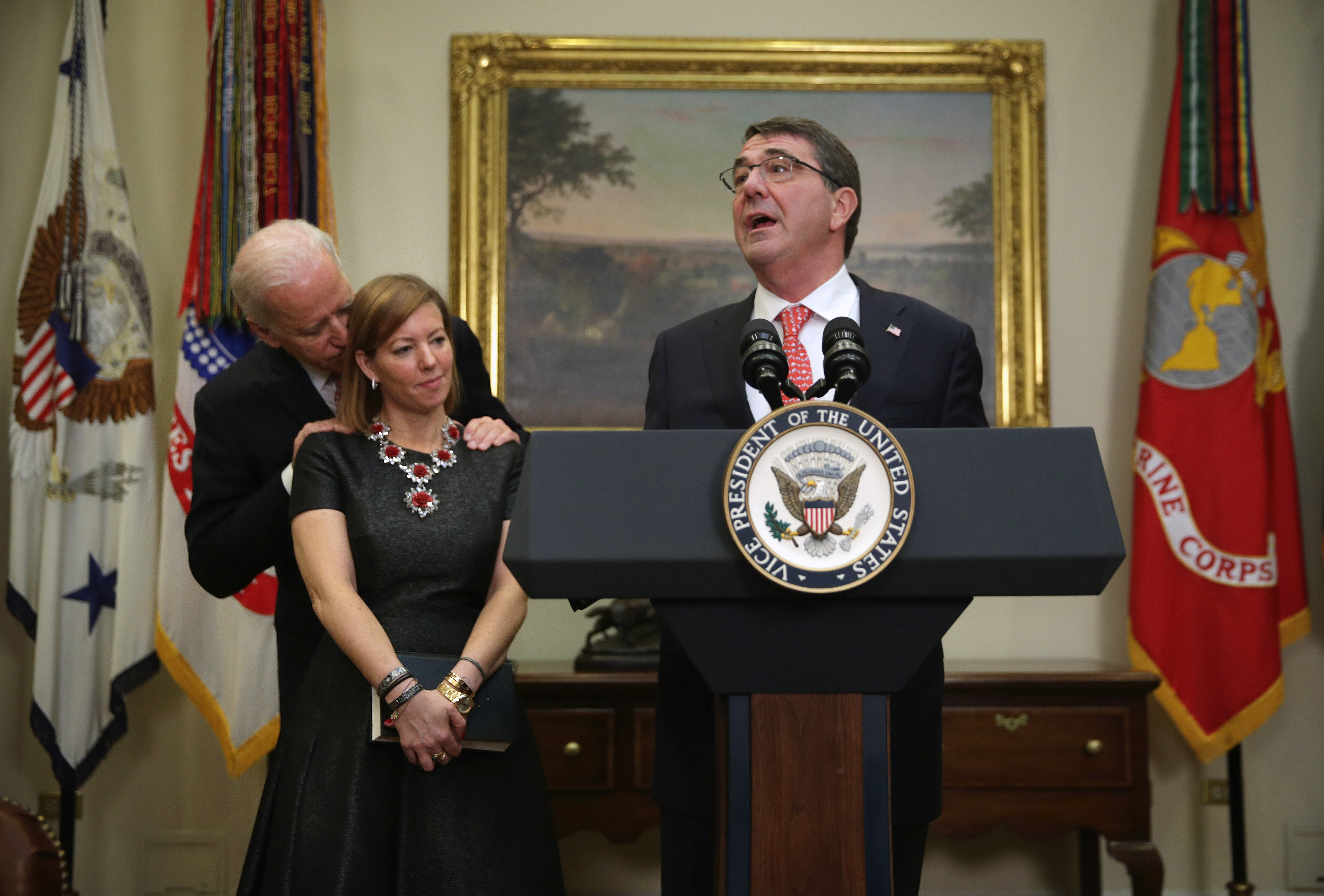 Joe Biden’s ‘close talking’ during ceremony goes viral