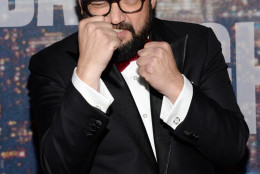 Horatio Sanz arrives at the Saturday Night Live 40th Anniversary Special at Rockefeller Plaza on Sunday, Feb. 15, 2015, in New York. (Photo by Evan Agostini/Invision/AP)
