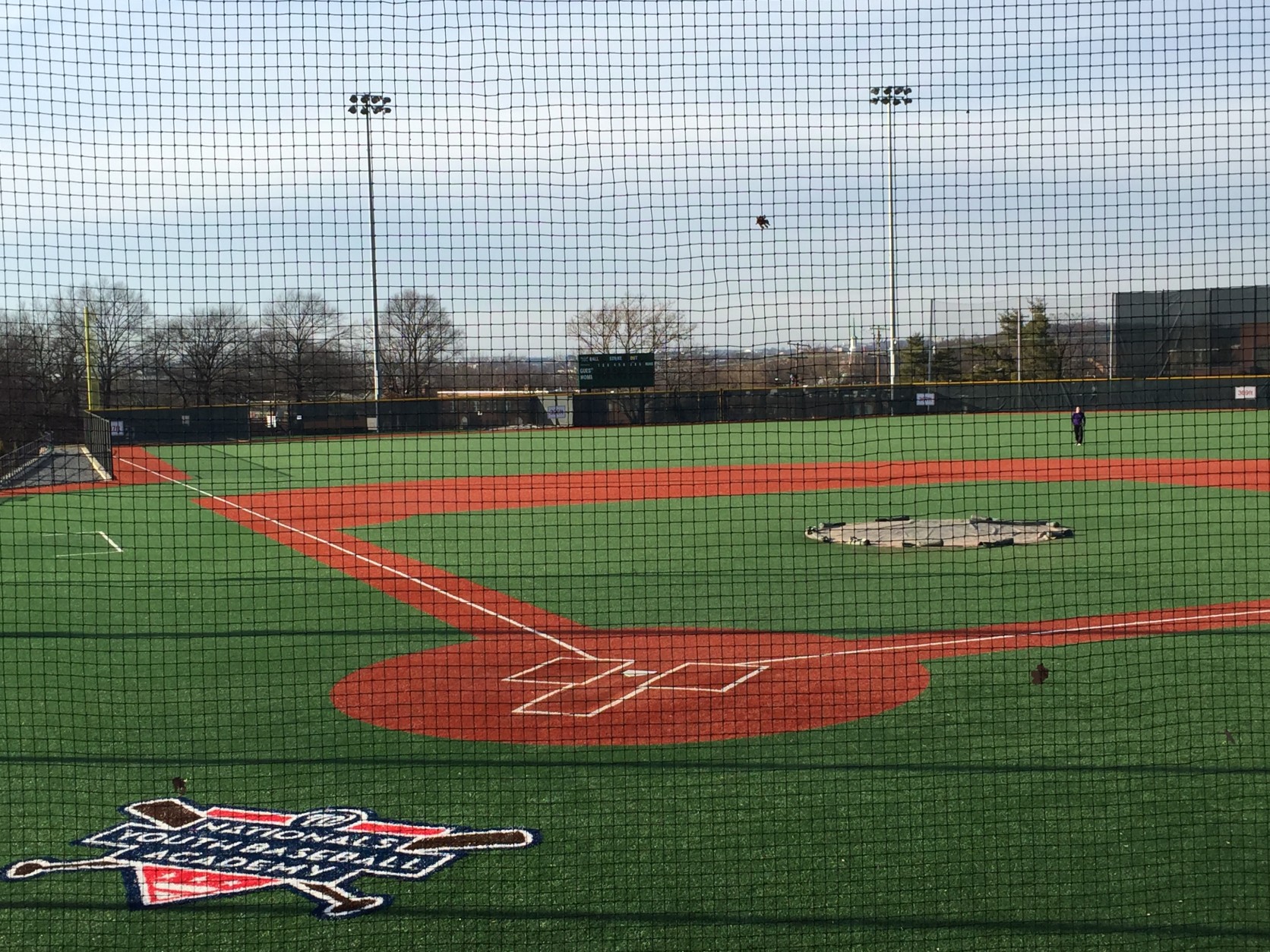 With field turf, the fields can handle lots of play and all the weather elements.  (WTOP/Andrew Mollenbeck)
