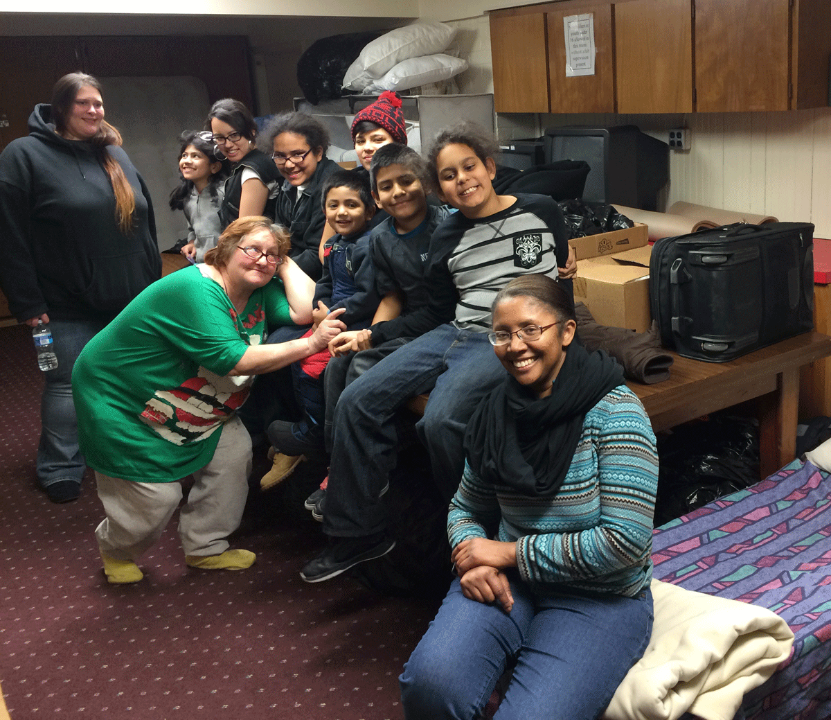 Families get shelter from cold in ‘divine’ place in Takoma Park